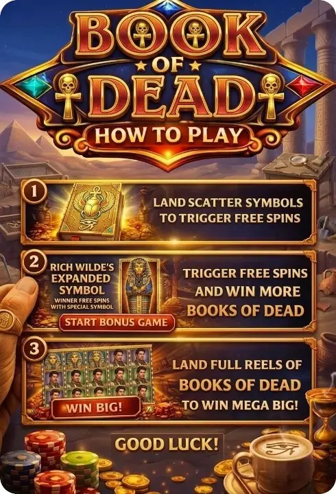 So spielst du Book of Dead Demo